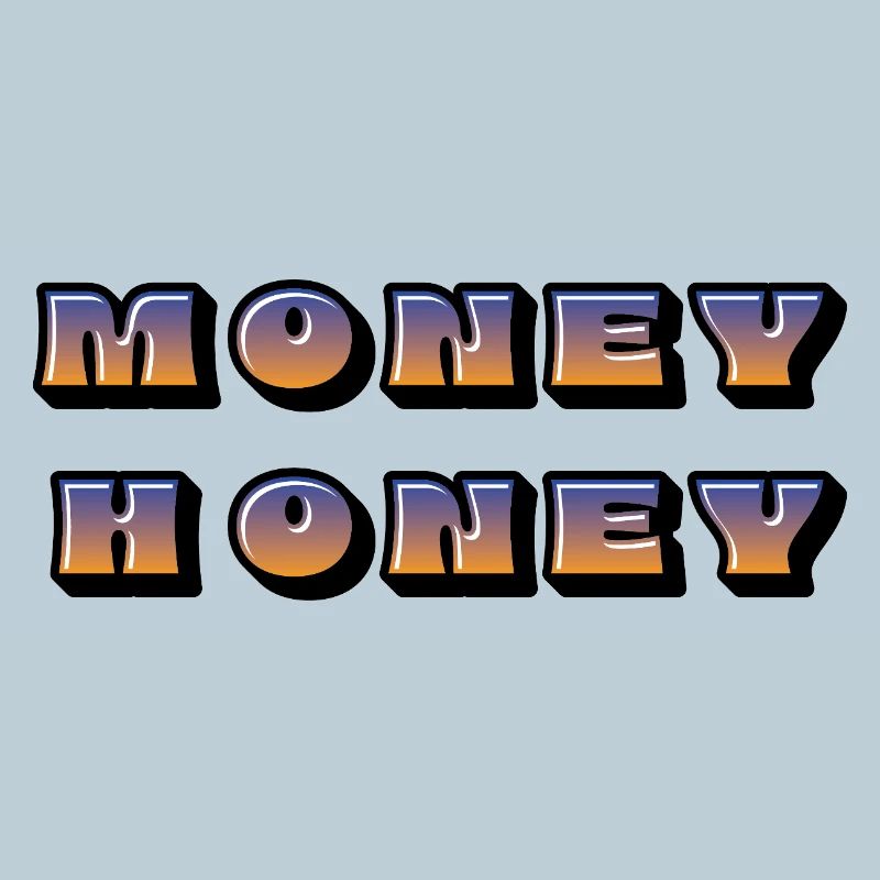 Money Honey Gradient Retro