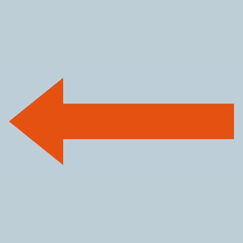 Orange left arrow