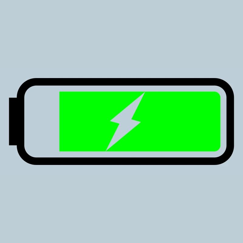 Batterie lädt