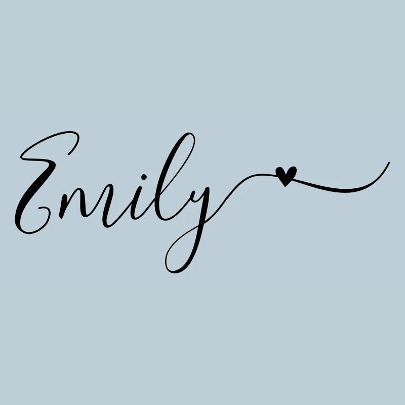 Emily Name Vorname Dekorativ