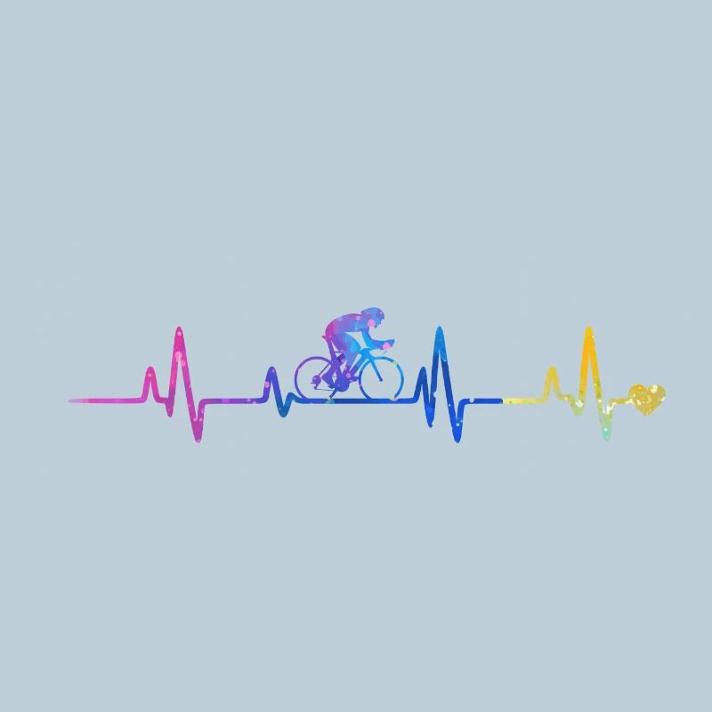 Heartbeat Cyclist Gradient