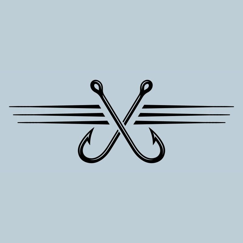 Fish hook icon