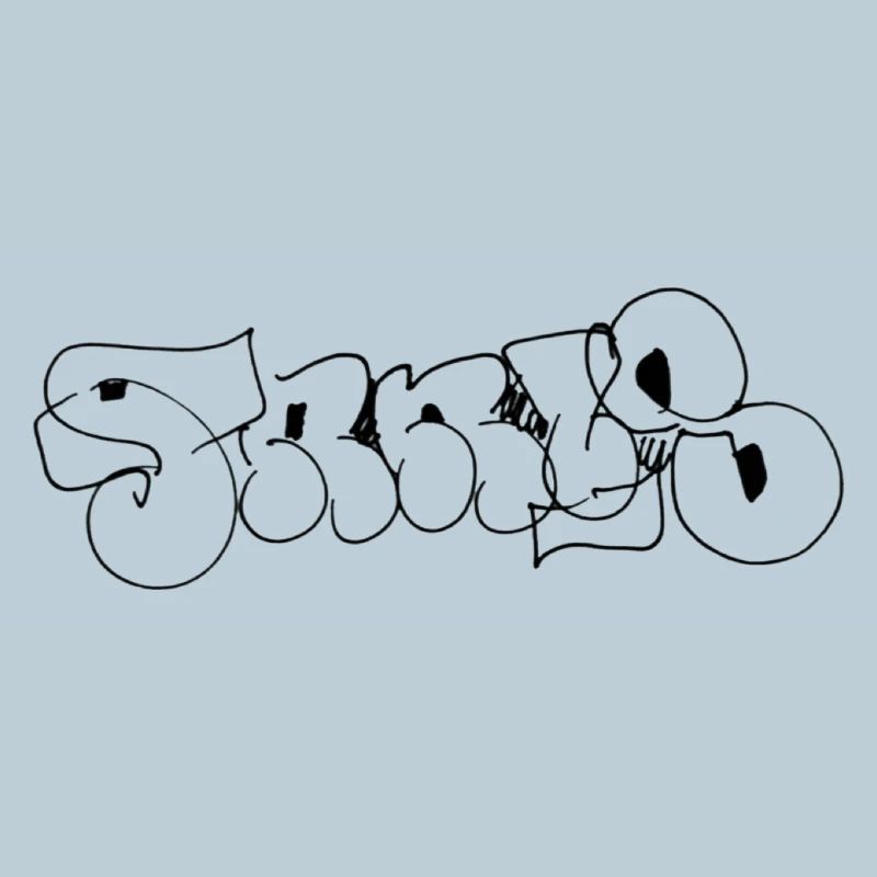Sweat à capuche graffiti de Paris dans le style des lettres à bulles