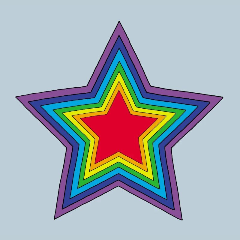 Etoile arc-en-ciel