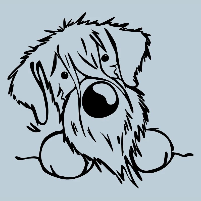 Neugieriger Schnauzer