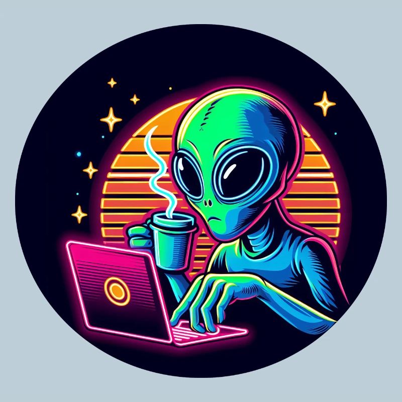 Alien at work
