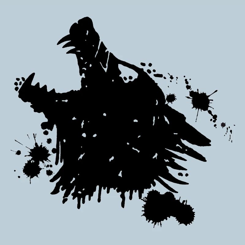 Loup noir hurlant