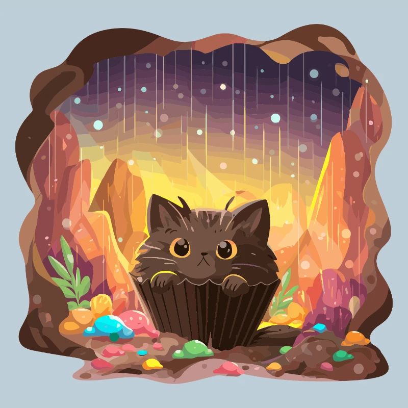 Cat Cake Crystal Cave