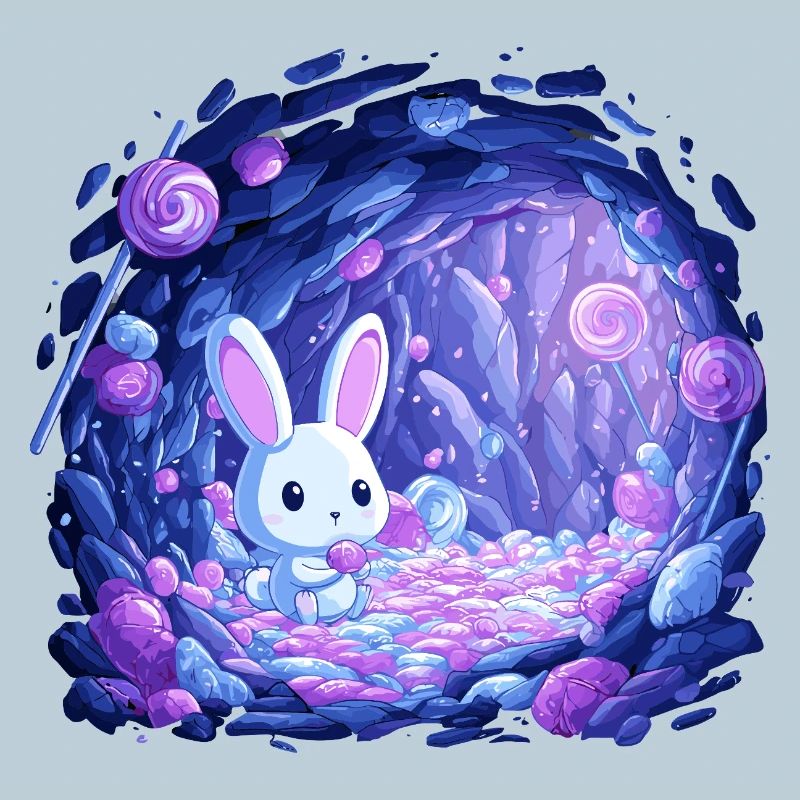 Sugar Cave Bunny in Candy Light
