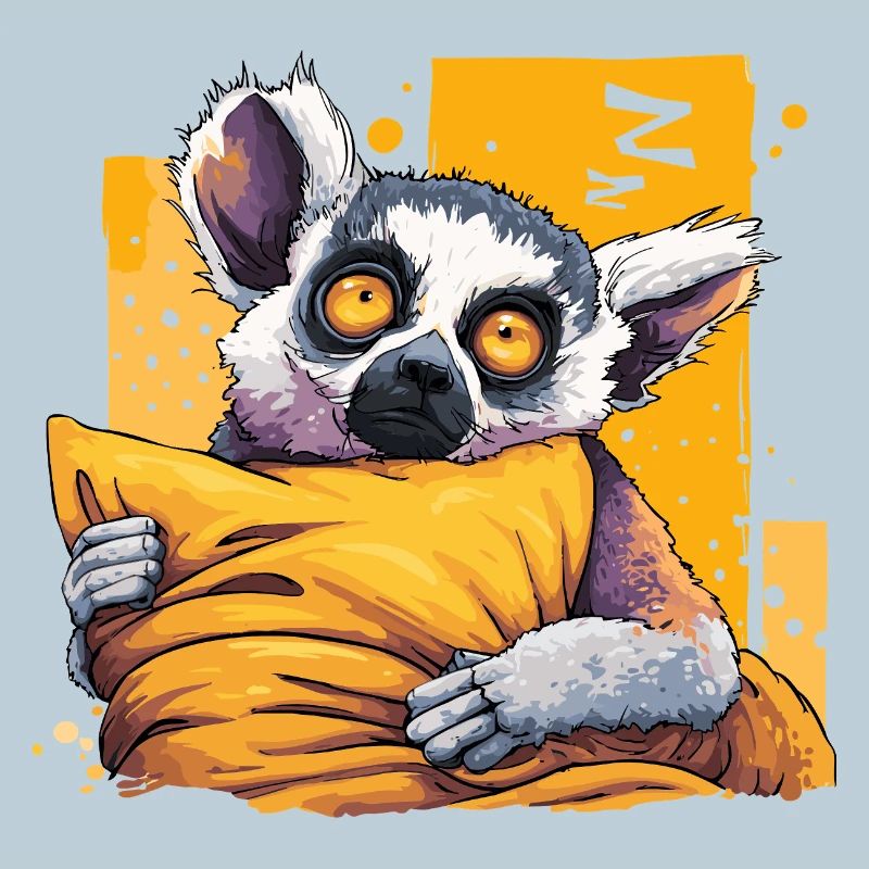 Lemur Cuddly Hero Neon Eyes