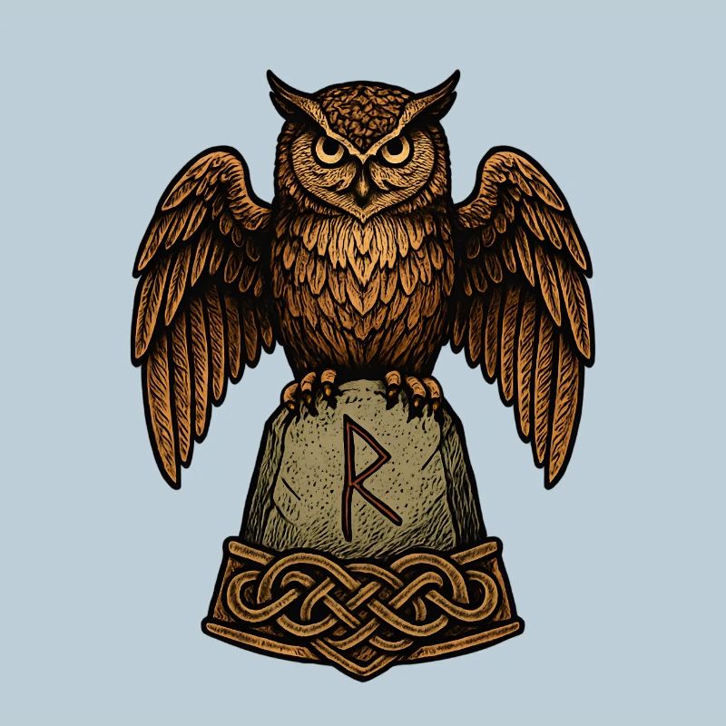 Owl Guardian at Runestone