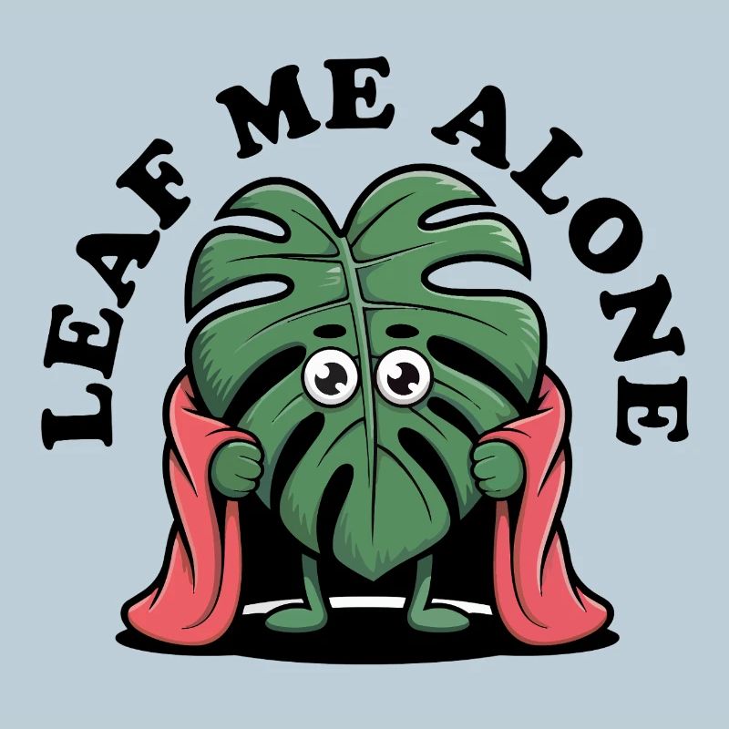 Leave Me Alone Monstera Hero, Leaf with Cape