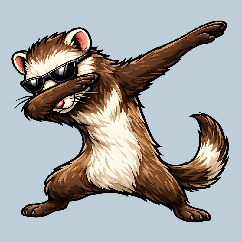 Dabbing Ferrets