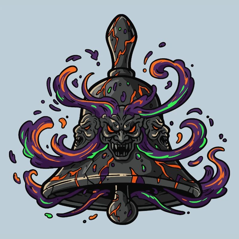 Skull Bell Neon