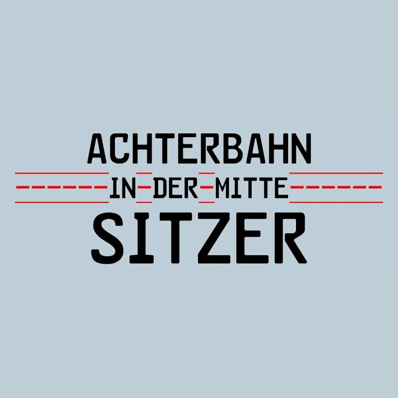 Achterbahnindermittesitzer