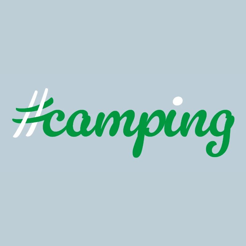 Camping Hashtag Camping-Van Life Camping Fan
