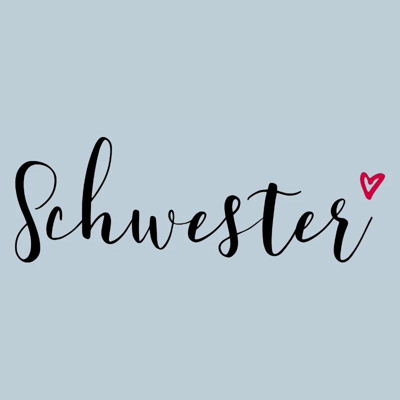 Schwester Herz Geschenkidee