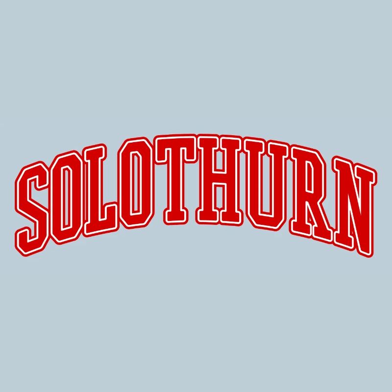 SLOTHURN University Arch Lettering