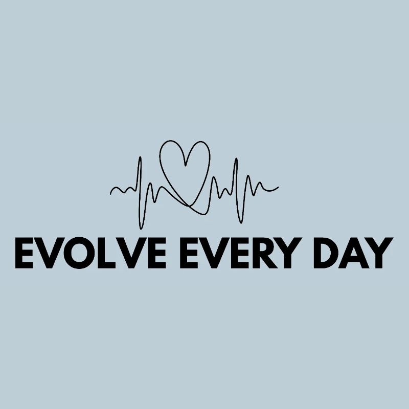Evolve Every Day Shirt – Growth Mindset Print