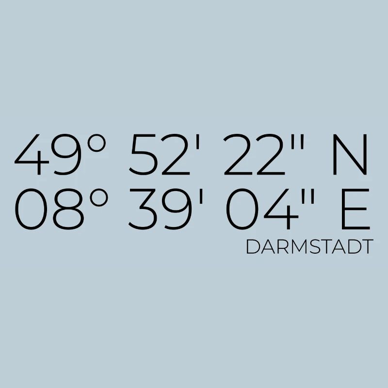 coordinates Darmstadt