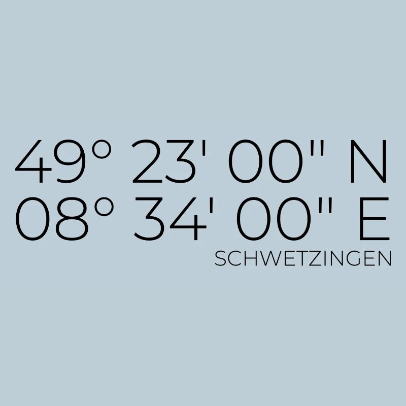 Coordonnées Schwetzingen