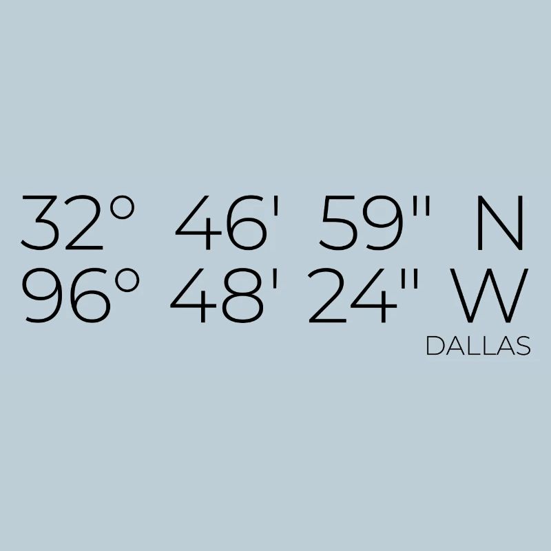 Coordinates Dallas