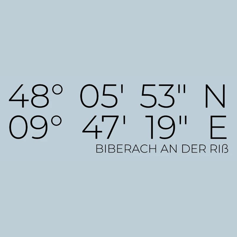 Coordinates Biberach an der Riß