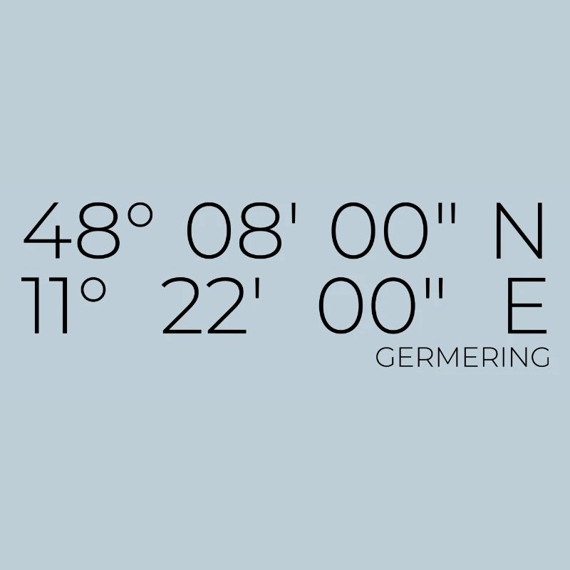 Coordinates Germering, Bavaria