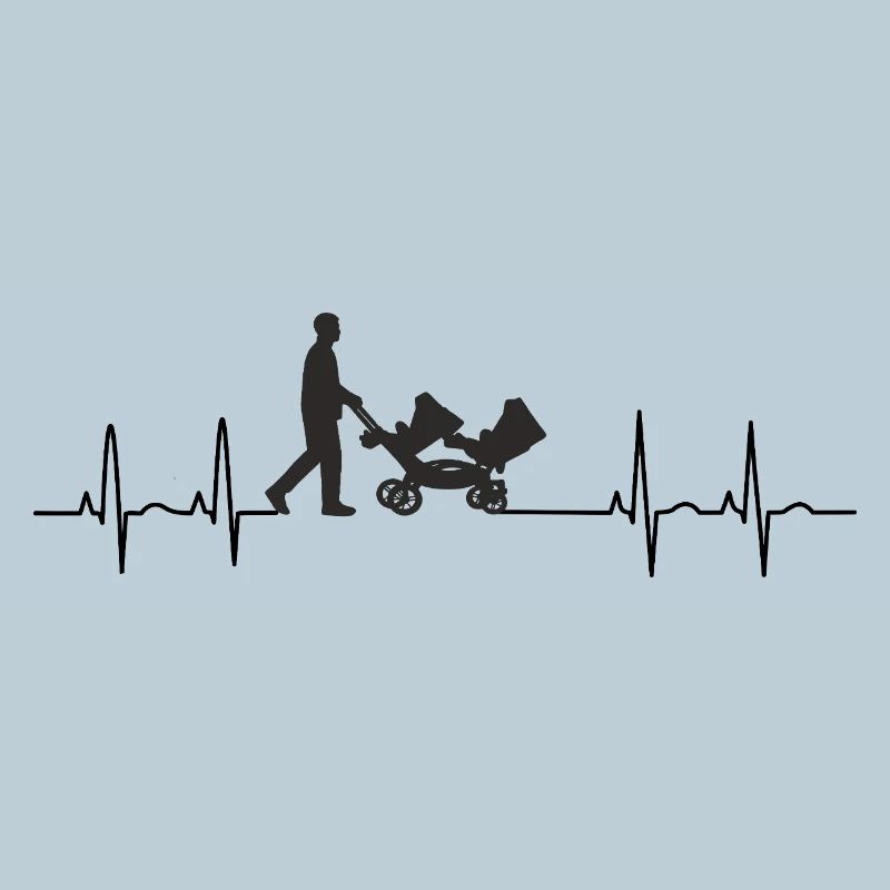 Heartbeat Stroller Gemini Cardiogram