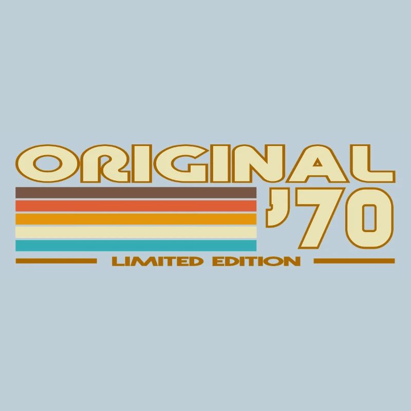 Original 70s Retro Rainbow