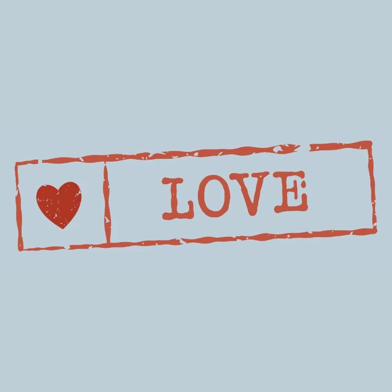 Rustic Heart Love Stamp
