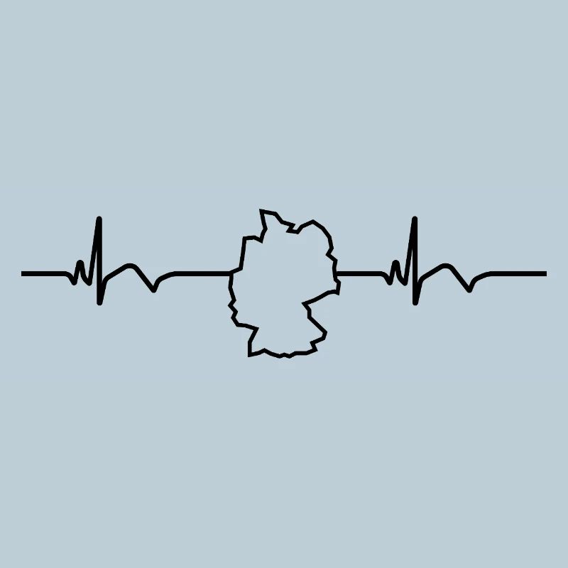 Germany German ECG Heartbeat