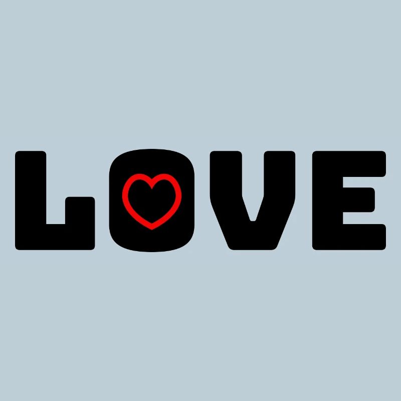 Love Heart red