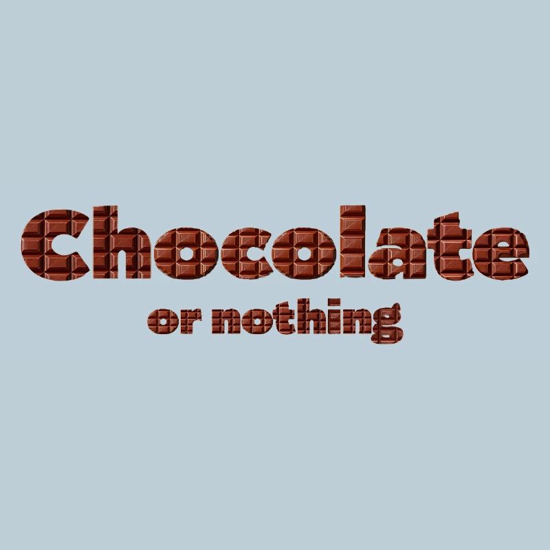 Schokoladen Muster mit 3D-Effekt