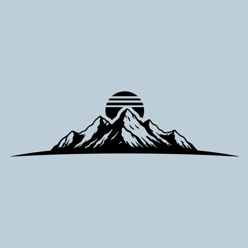 Mountains Summit Silhouette