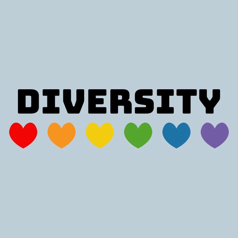 Regenbogenherzchen Diversity LGBT lgbtqi queer
