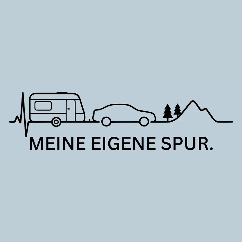 MEINE EIGENE SPUR (Wohnwagen - Farbe anpassbar)
