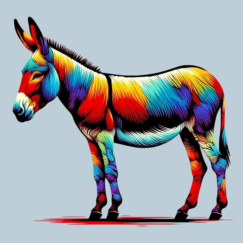 Âne, Tétine, Mule