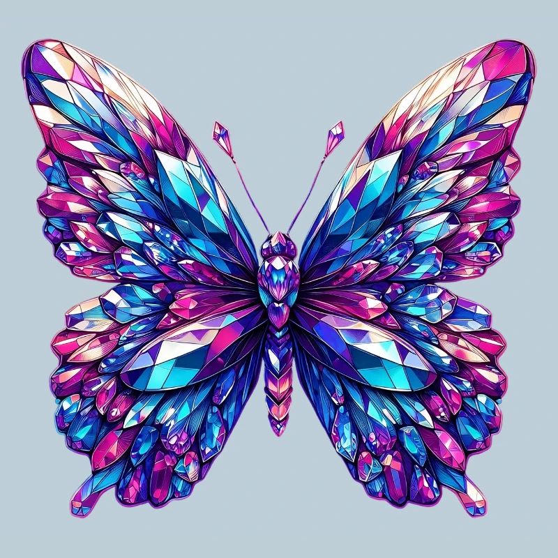 Papillon de cristal