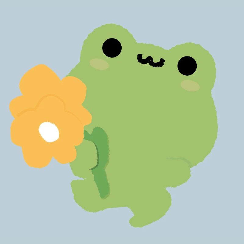 Romantic frog