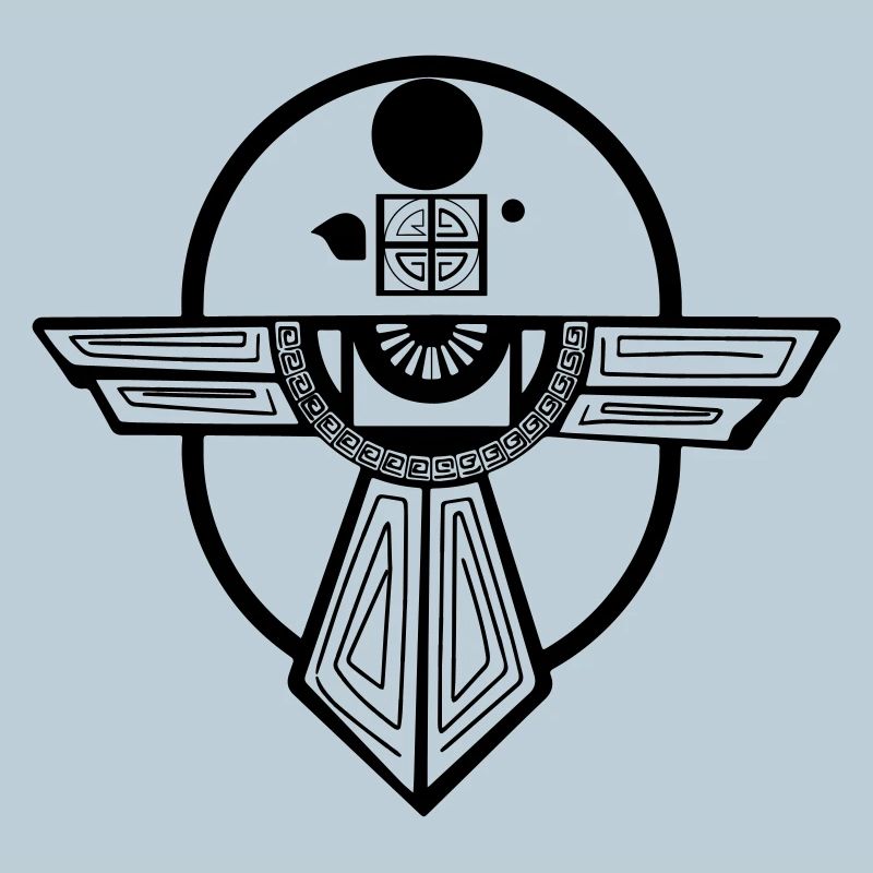 Conception d’un ancien totem de l’oiseau-tonnerre