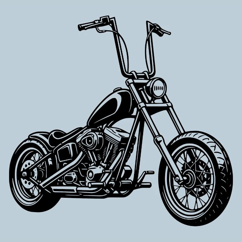 Motorcycle Chopper Custom Bike Bobber