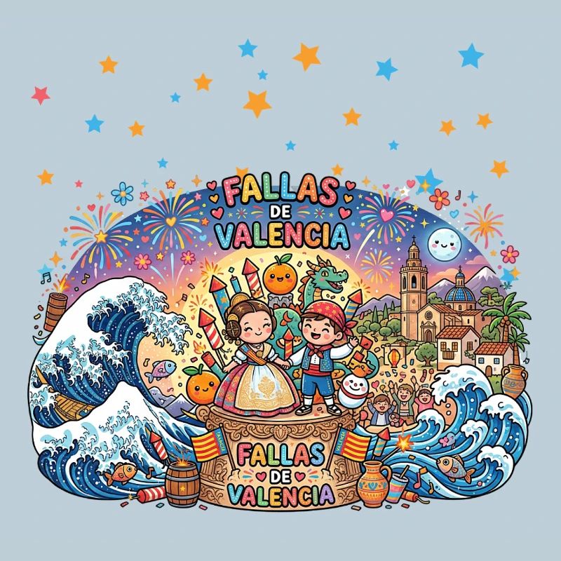 Fallas De Valencia Party Mascleta