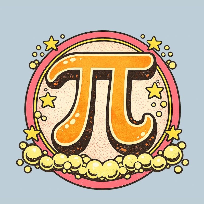 Pi Pop Retro-Abzeichen