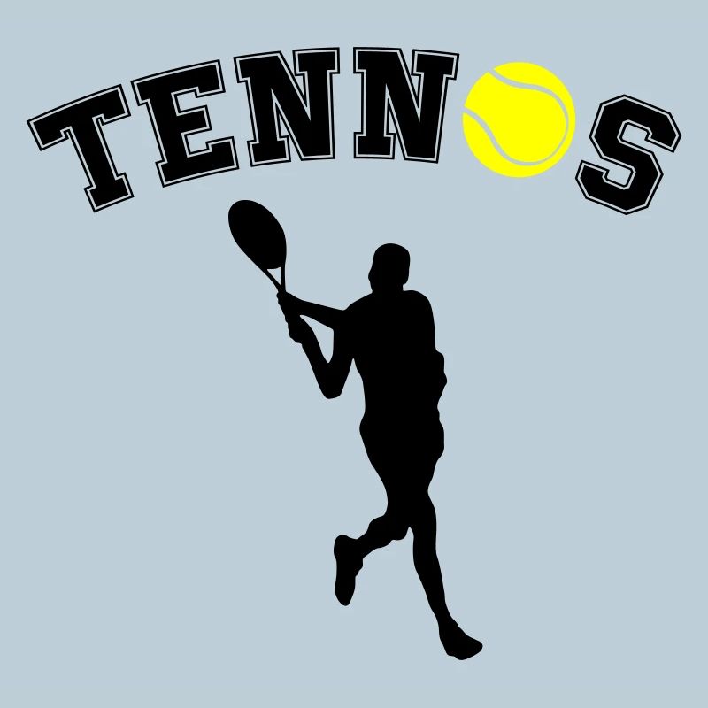 Tennis Ball Night Silhouette