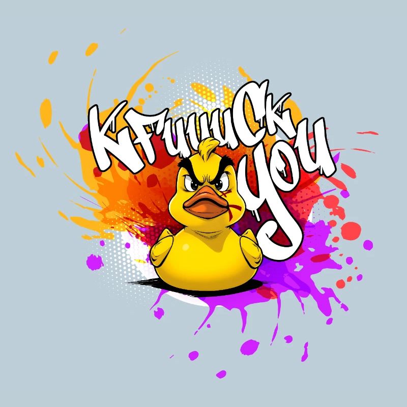 Graffiti Duck: Eine Explosion der Farben