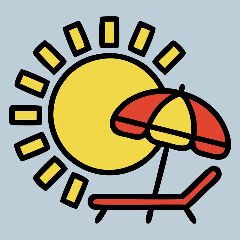 Chaise longue plage Sun Parasol Vacances d’été