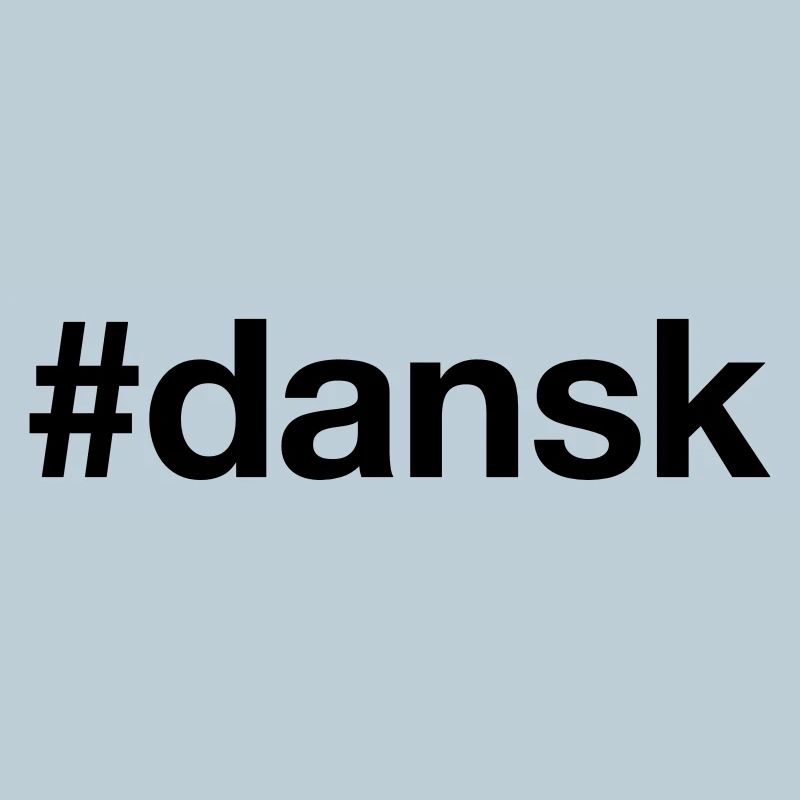 DANSK Danish Hashtag Denmark