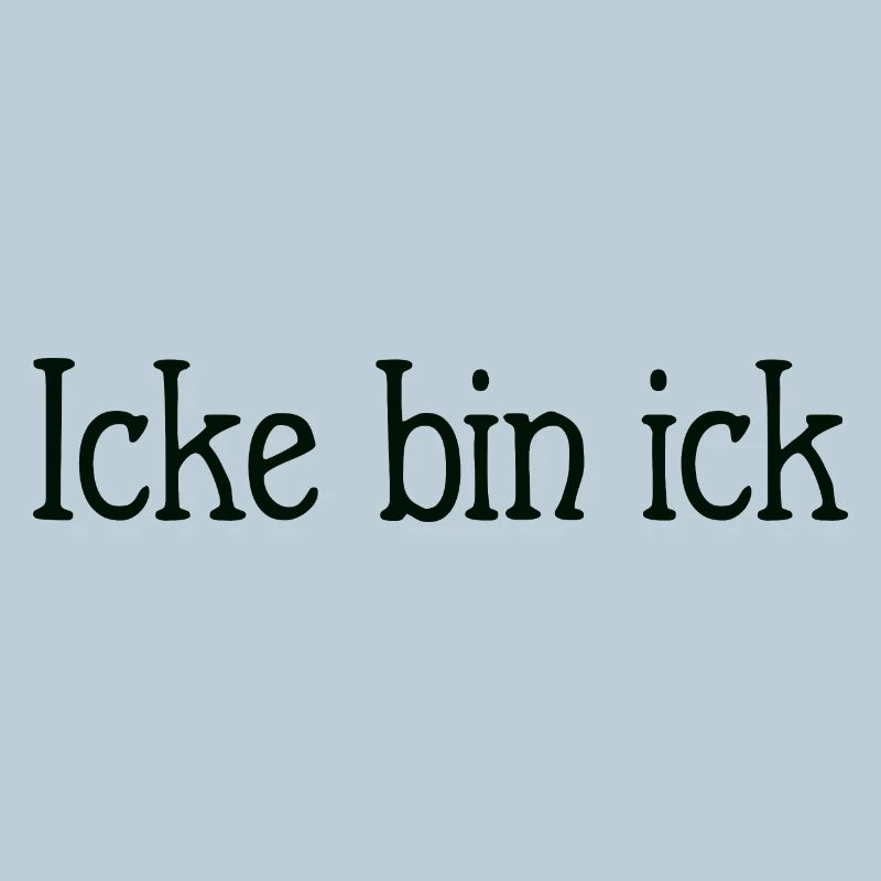 Icke bin ick Berlin
