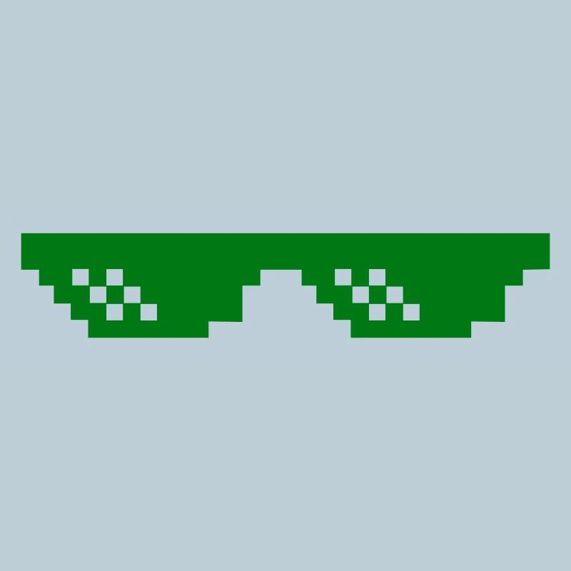 Motif de pixels verts avec blocs de contraste